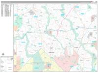 Silver Spring Wall Map Zip Code